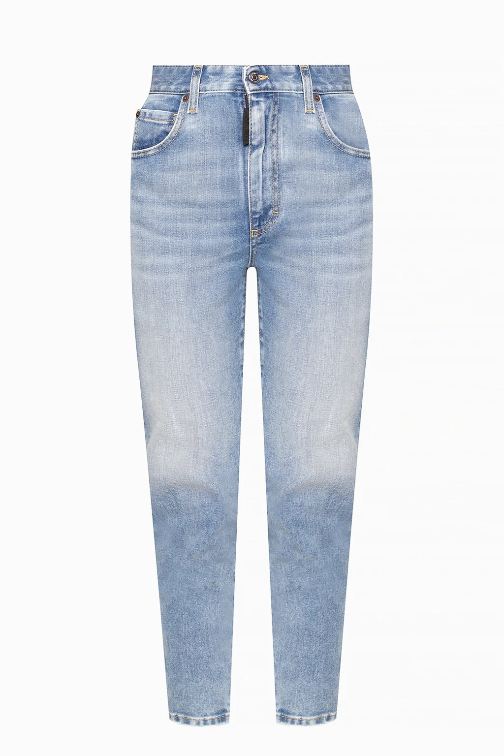 Jeansy ‘High Waist Cropped Twiggy’