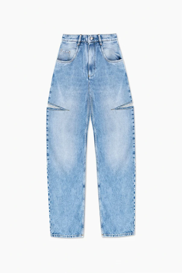 HELLBLAU Jeans with cut-outs