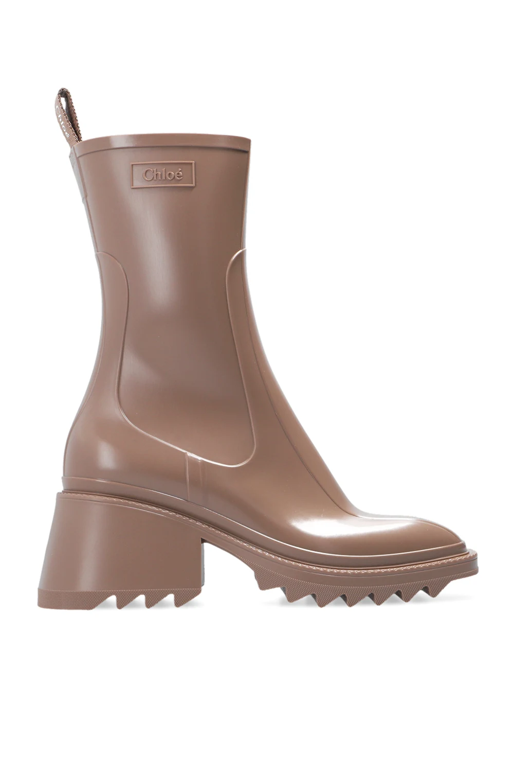 ‘Betty’ heeled rain boots