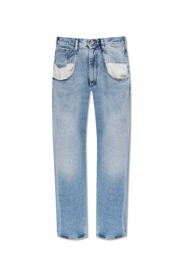 BLUE Jeans with straight legs