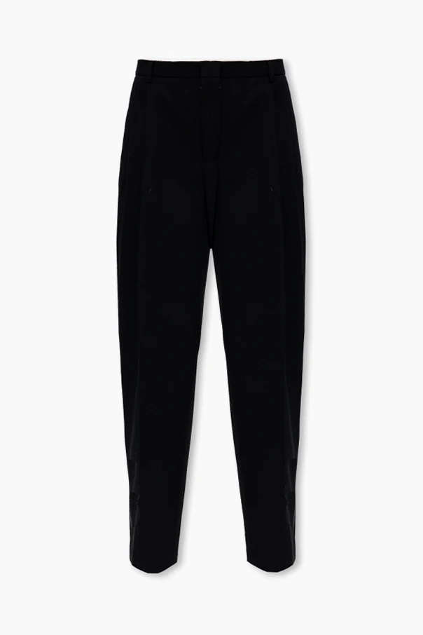 BLACK Wool trousers