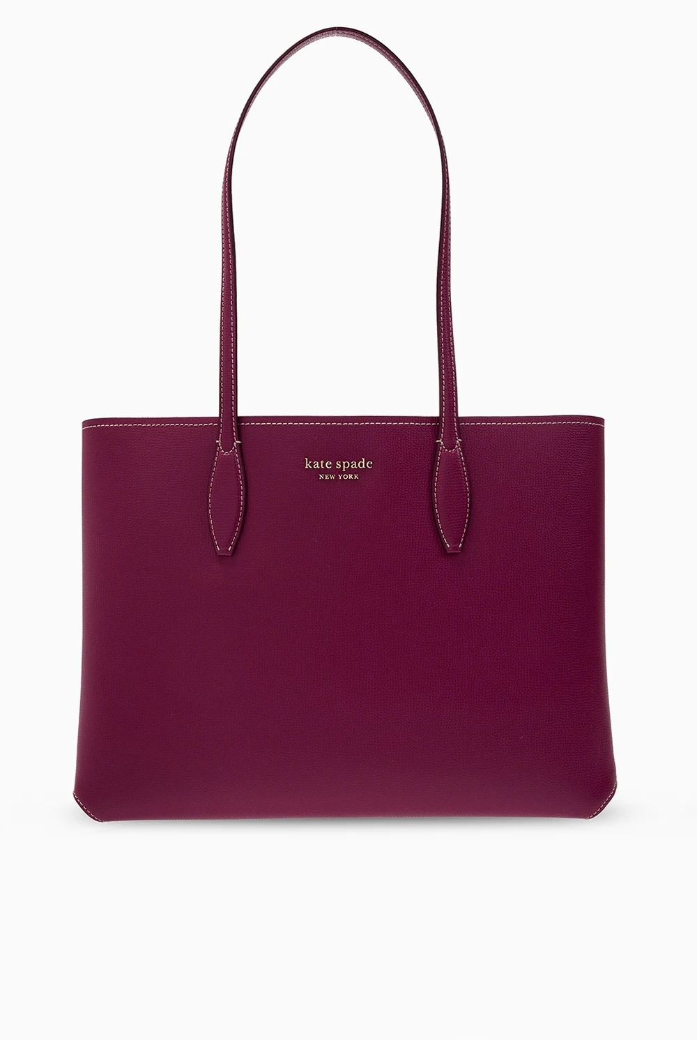PINK Leather tote bag