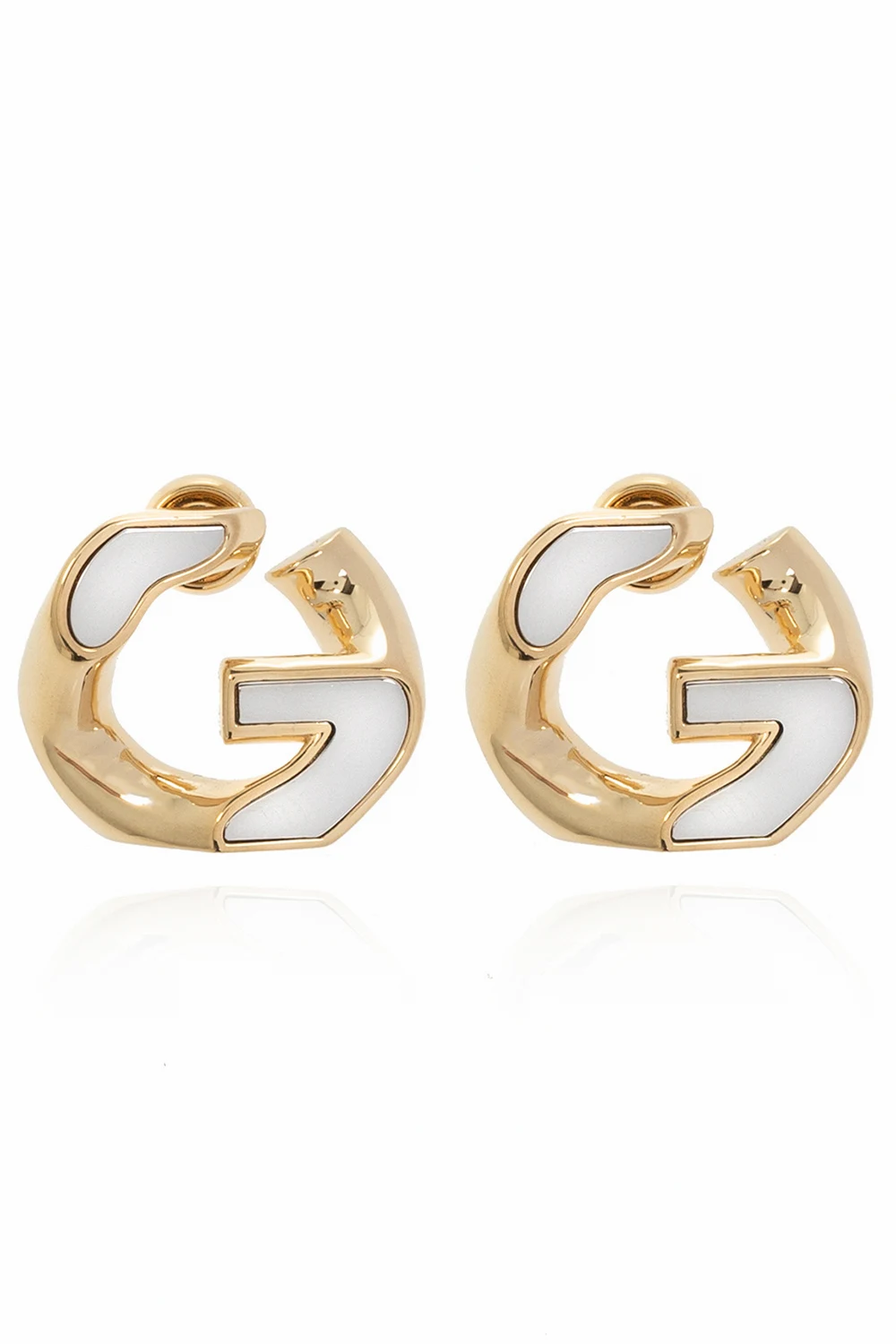 Logo-shaped earrings