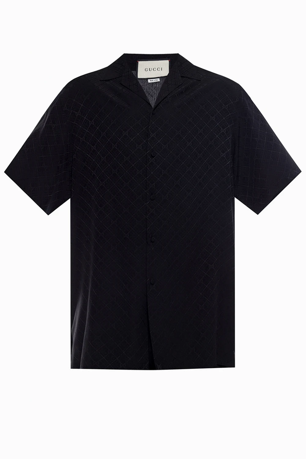 Silk shirt with logo