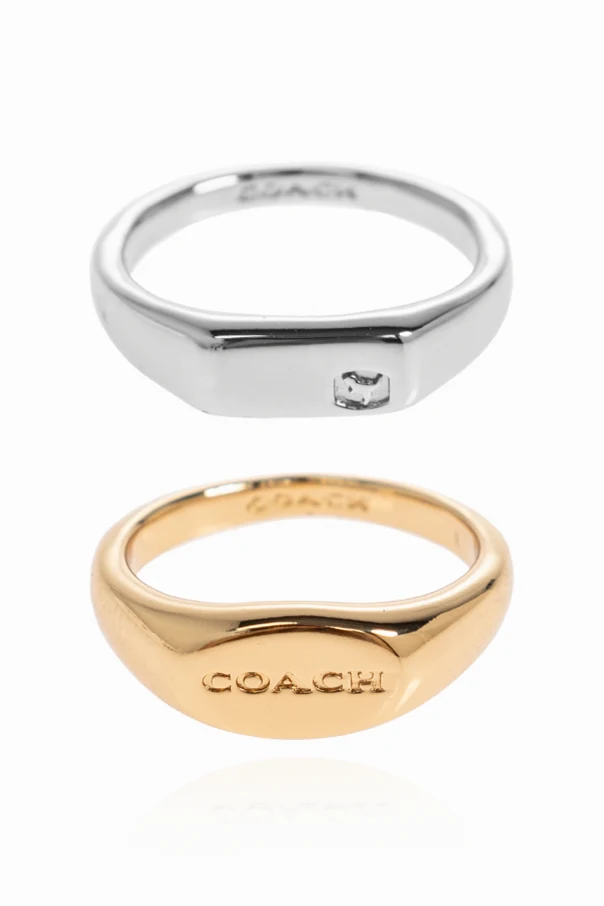 SILBER Set aus zwei Ringen