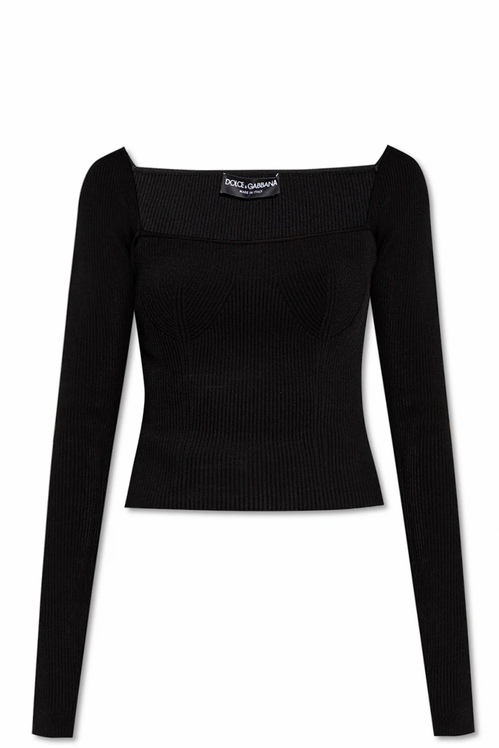 BLACK Ribbed top