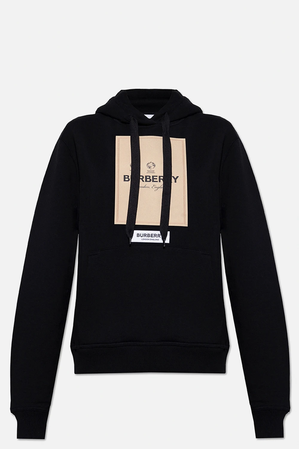 BLACK Printed hoodie ‘Poulter’