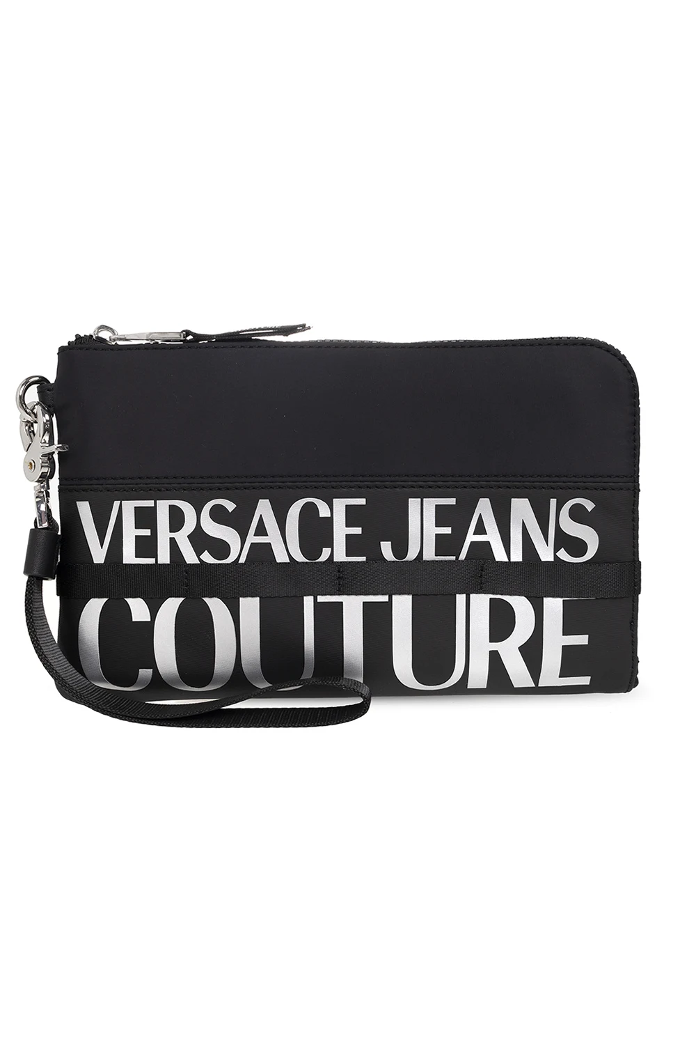 BLACK Logo-printed handbag