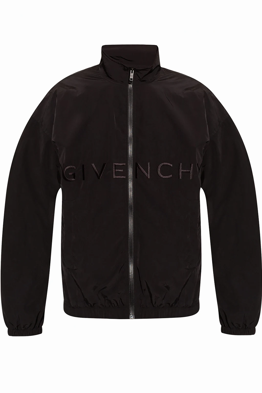 Logo-embroidered jacket