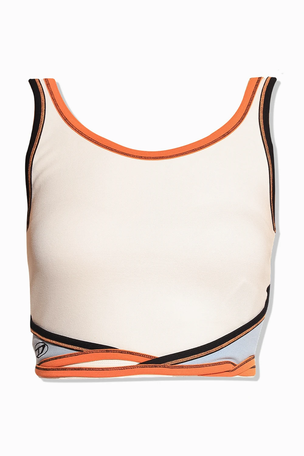 WHITE ‘T-CROSSIER’ tank top