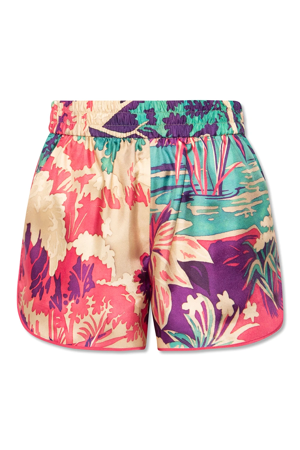 MULTICOLOUR Silk shorts