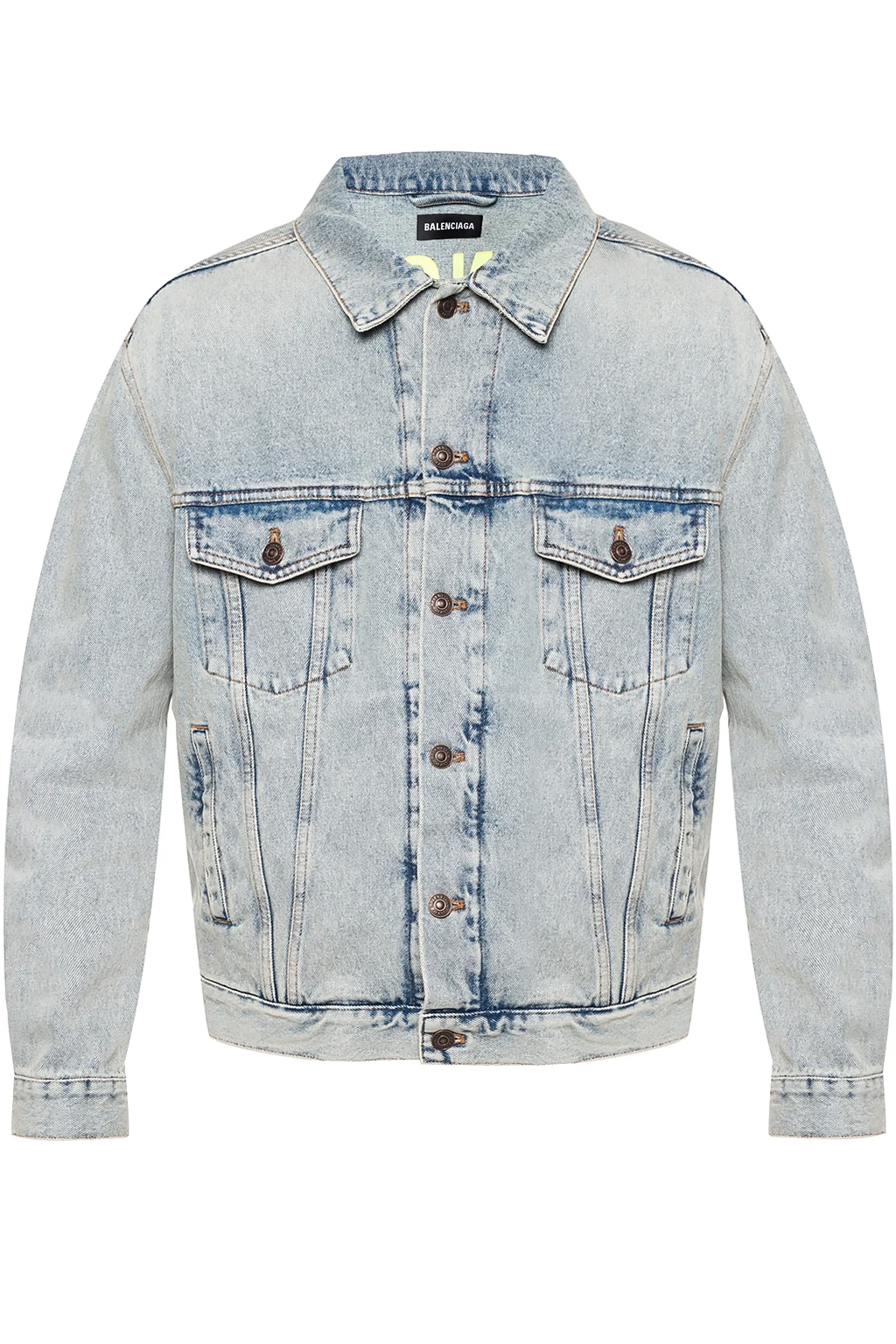 light blue Branded denim jacket