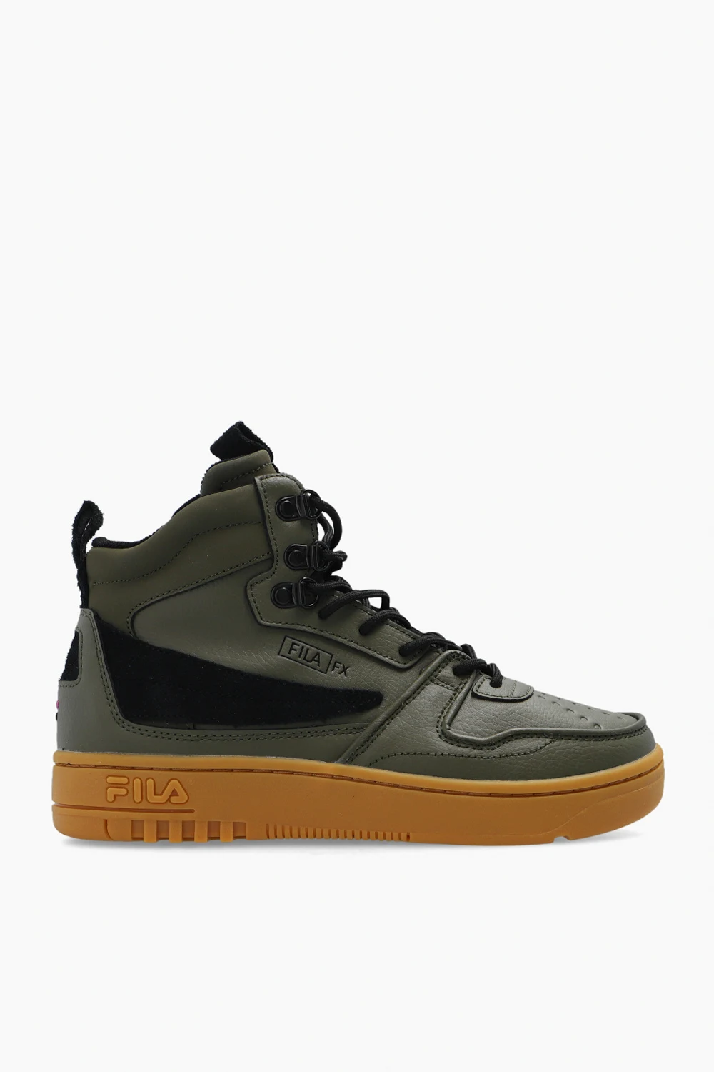 GREEN Sneakers with logo