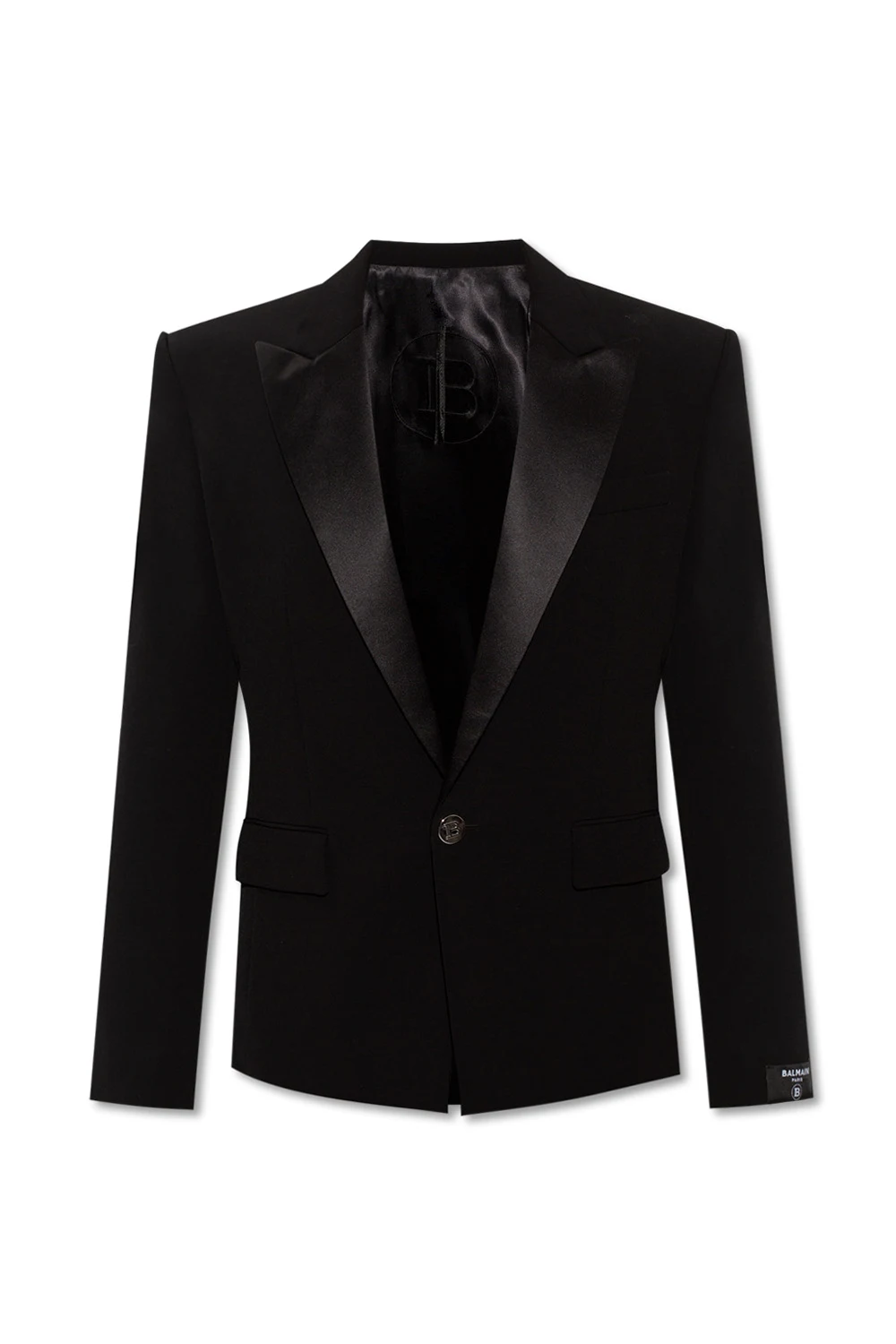 BLACK Blazer with logo