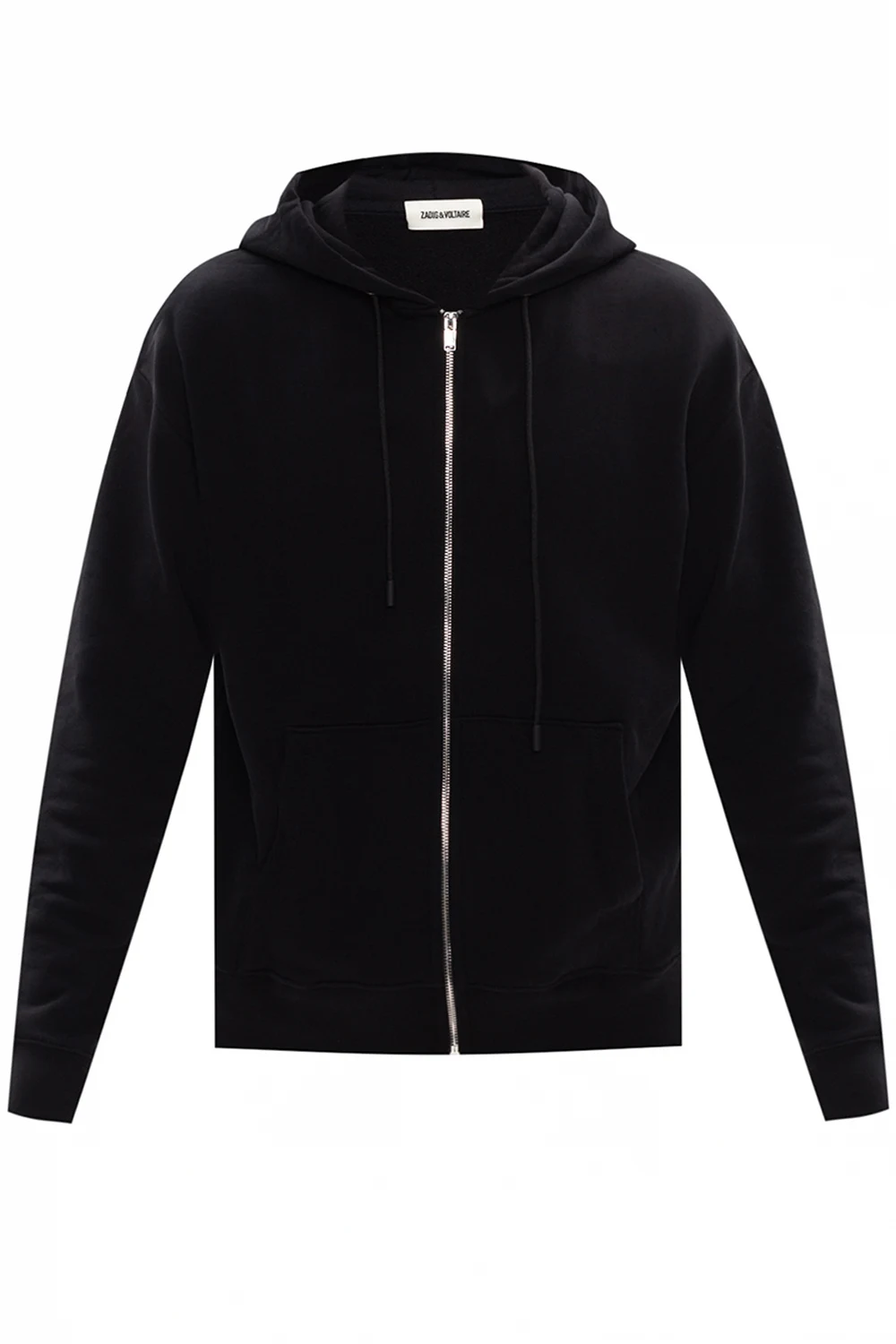 BLACK Zip-up hoodie