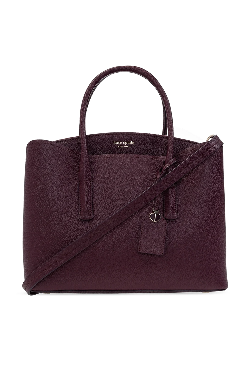 BURGUNDY ‘Margaux’ shoulder bag