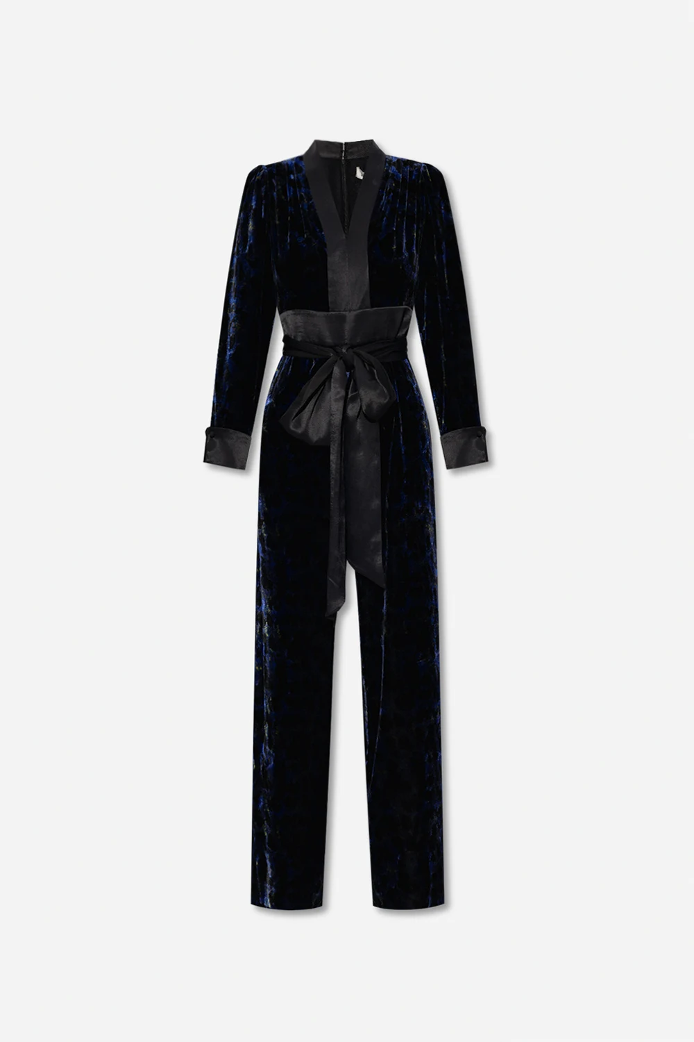 NAVY BLUE ‘Vegas’ velour jumpsuit