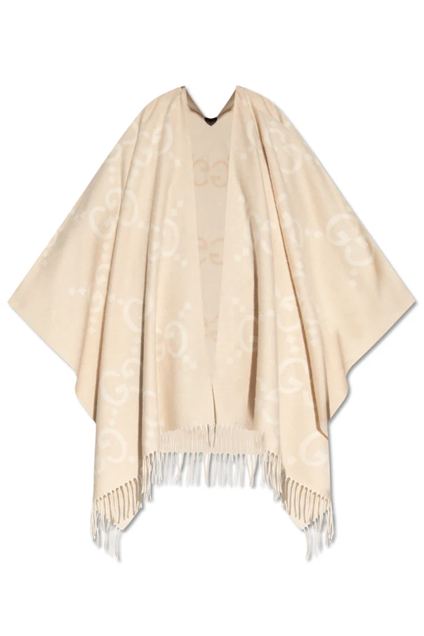 cream Cashmere poncho