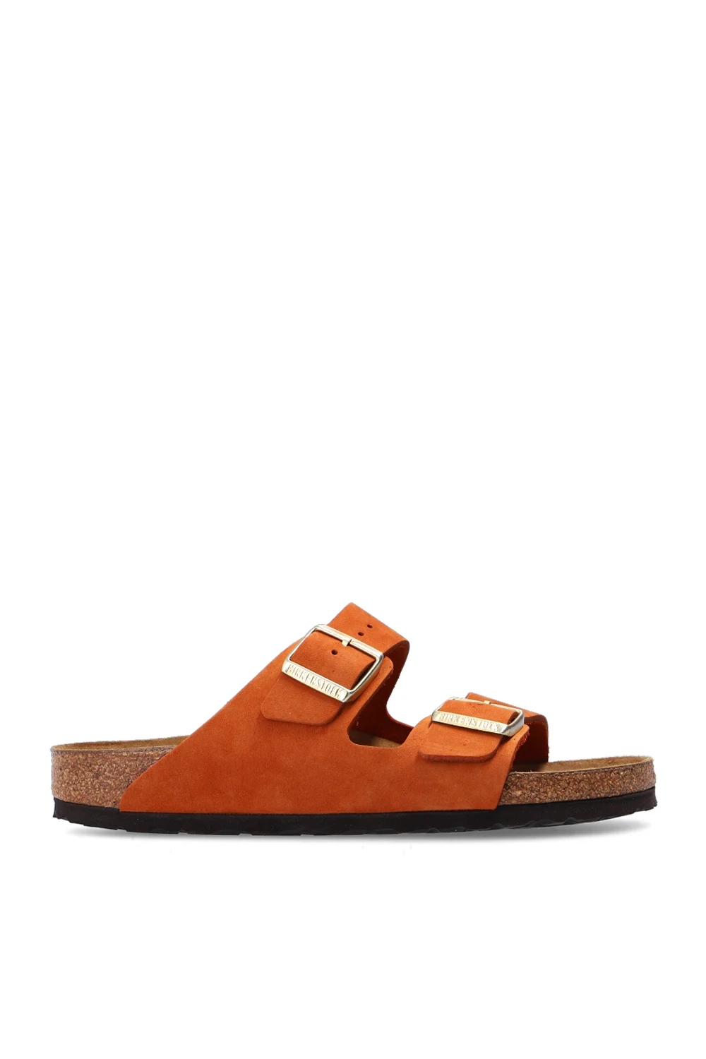 ORANGE ‘Arizona BS’ leather slides