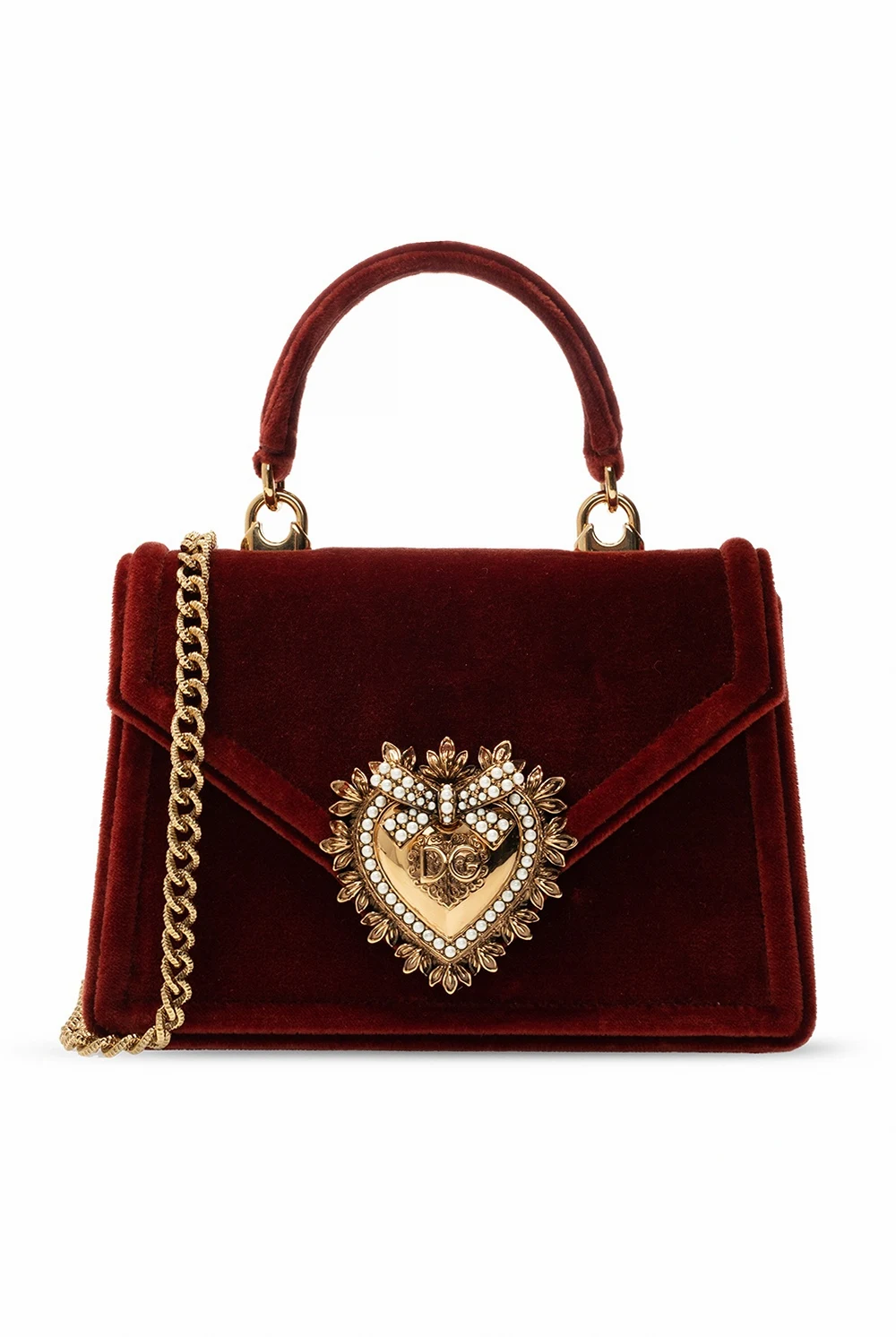 BURGUNDY ‘Devotion’ shoulder bag