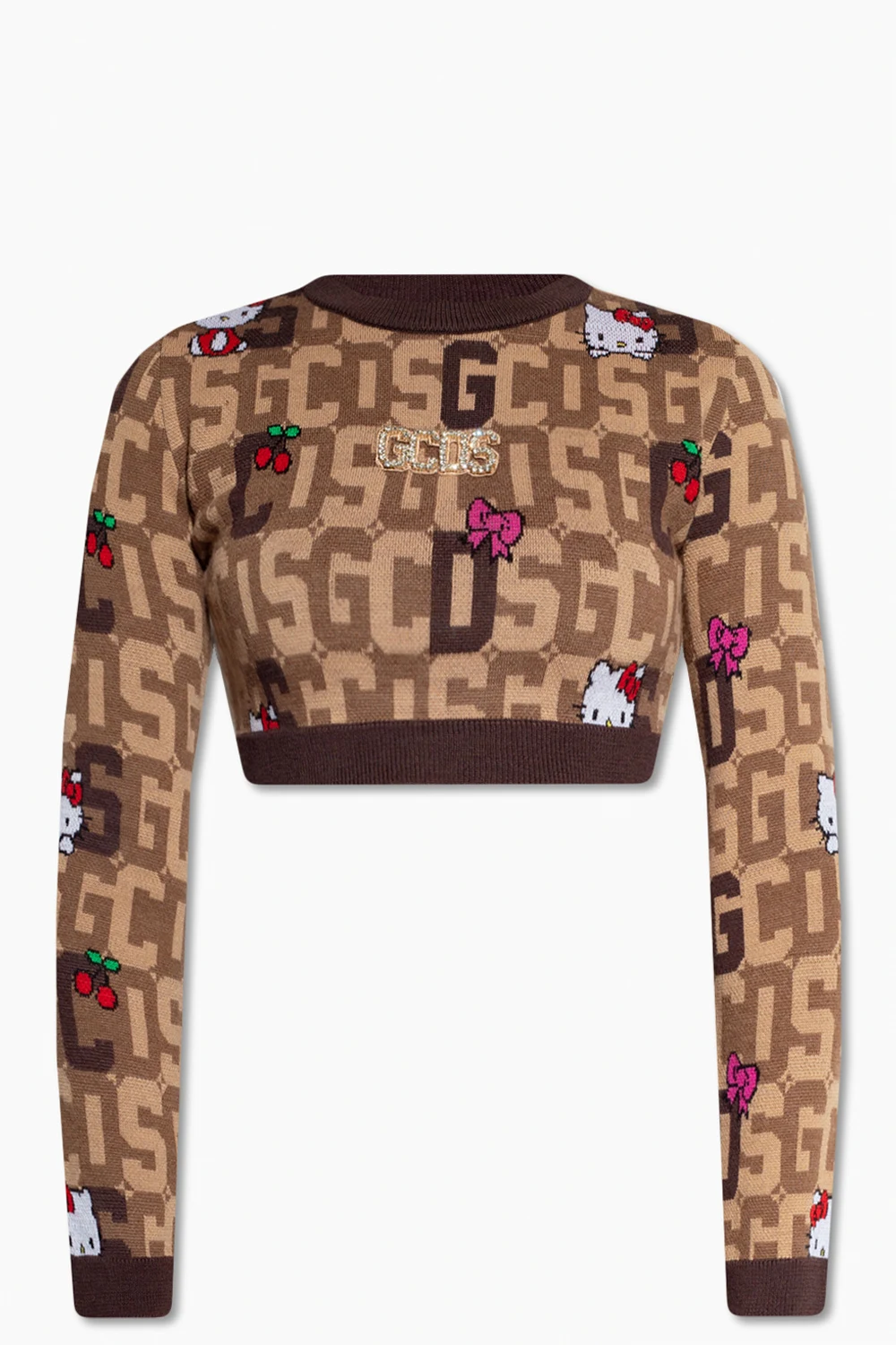 BROWN Sweater with logo