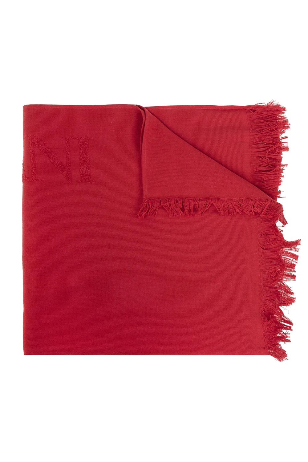 RED Bath towel with logo