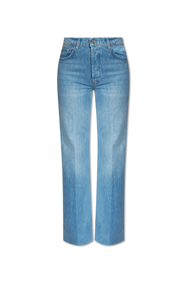 NIEBIESKI Jeansy ‘Hugh’ typu ‘wide’