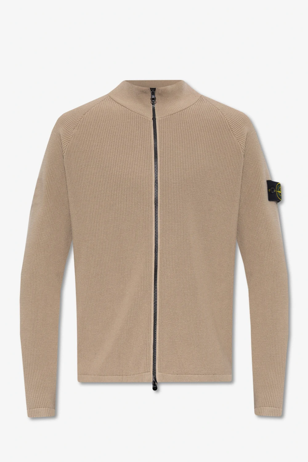 Cardigan with logo