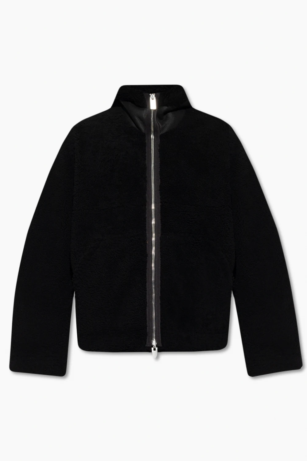 BLACK Reversible shearling jacket