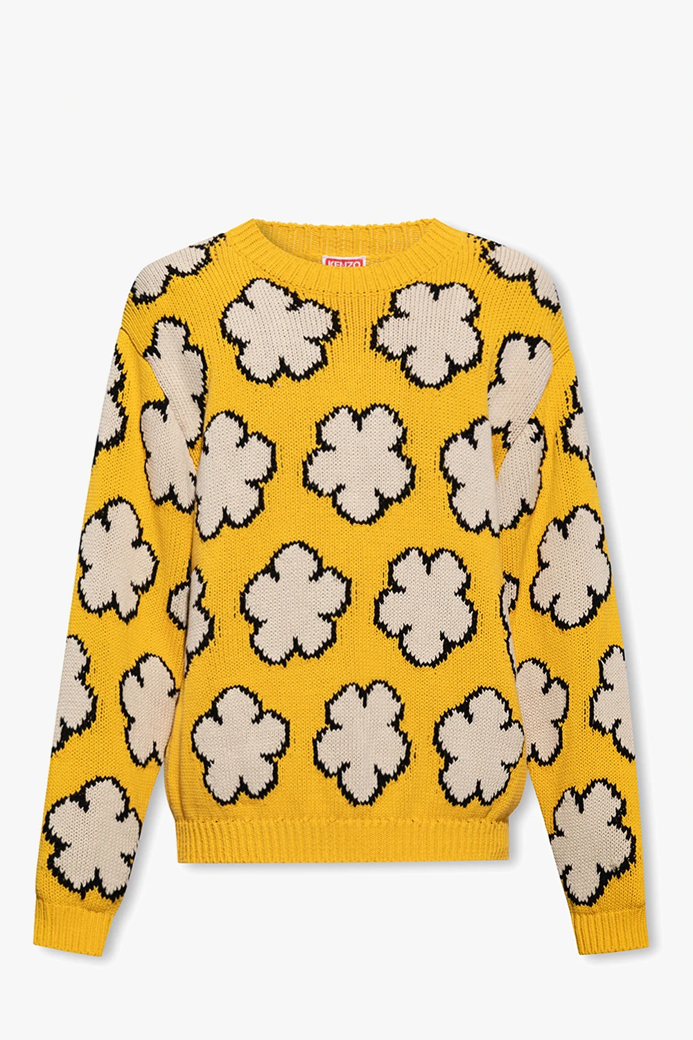 Sweter z motywem kwiatowym
