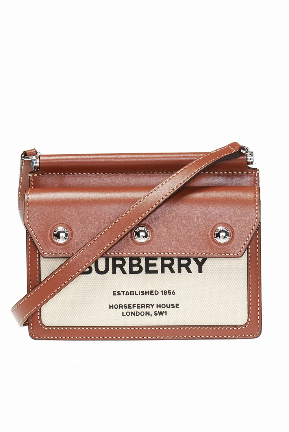 BROWN ‘Title’ shoulder bag