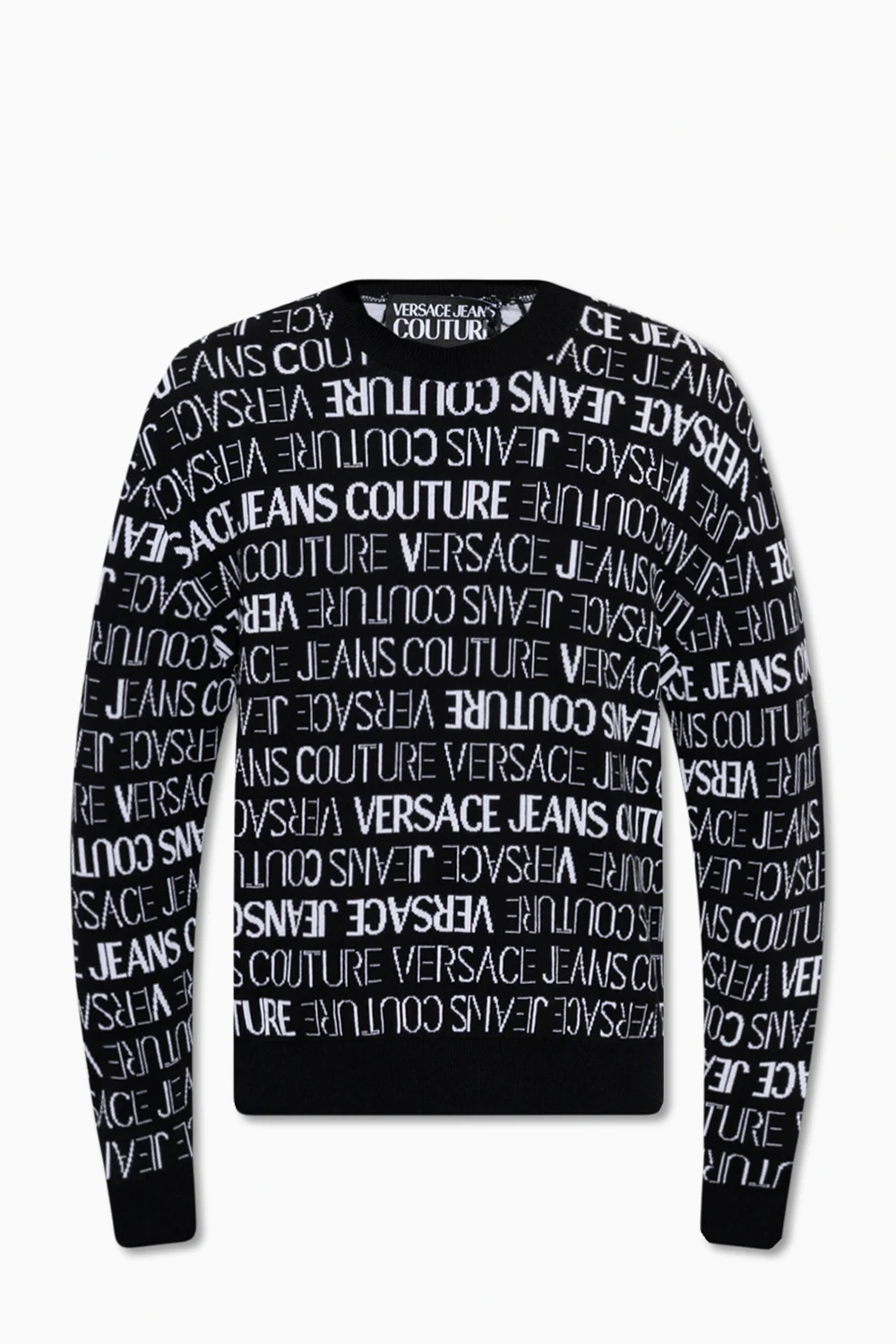 BLACK Sweater with logo