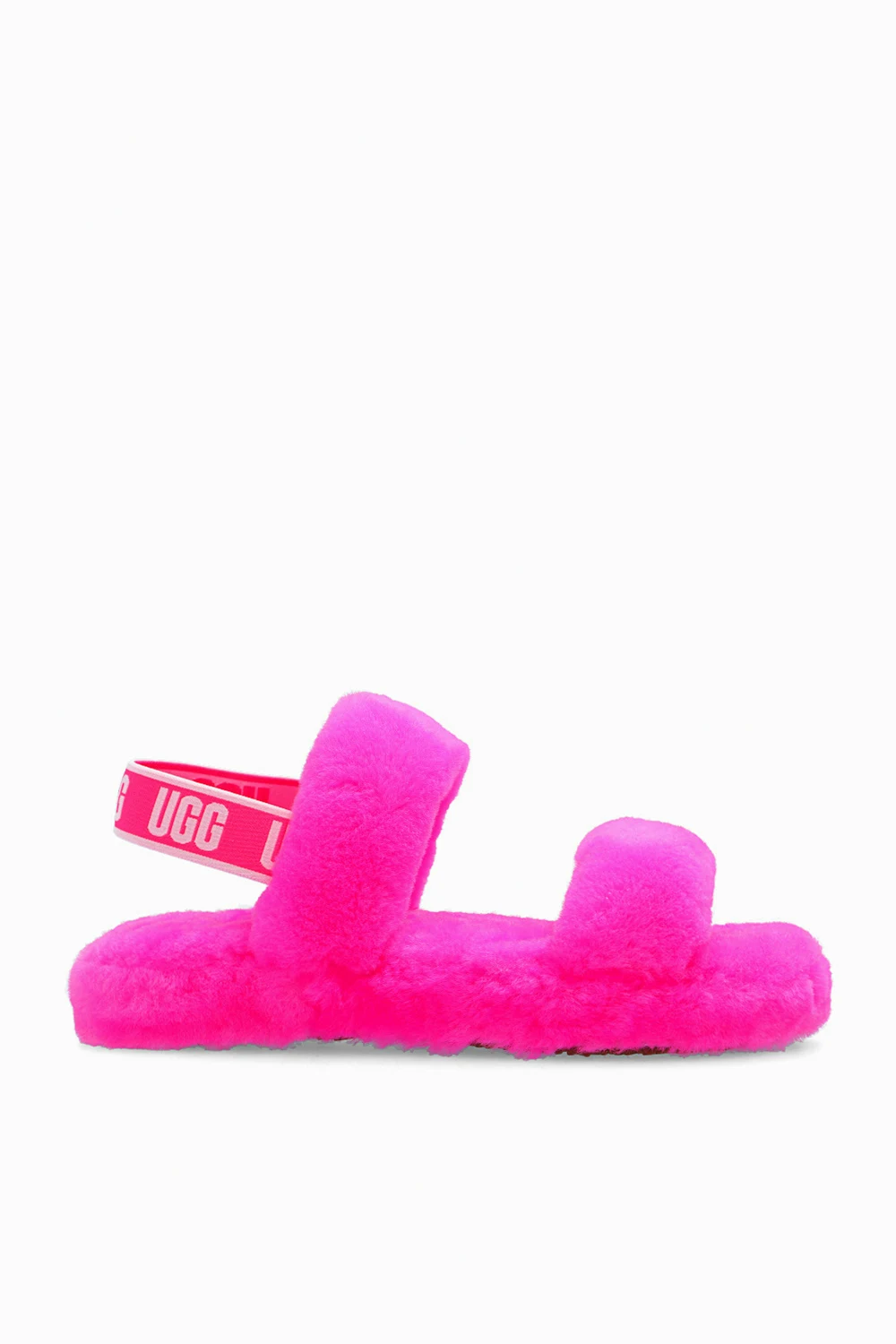 PINK ‘Oh Yeah’ shearling sandals