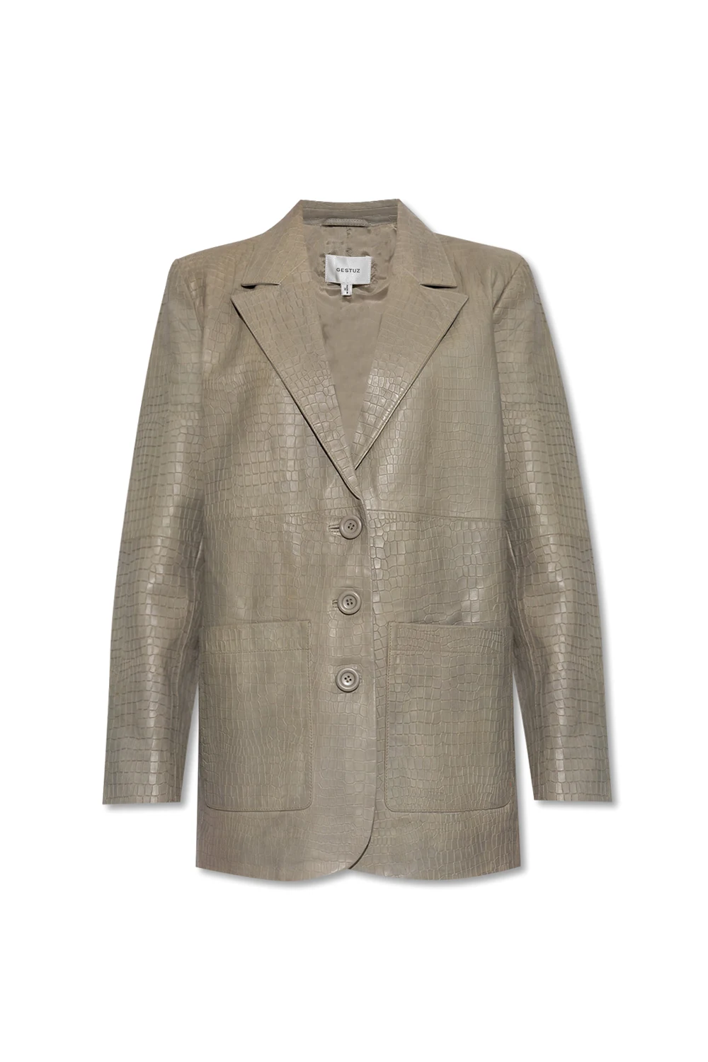 GREY ‘PetraliGZ’ leather blazer