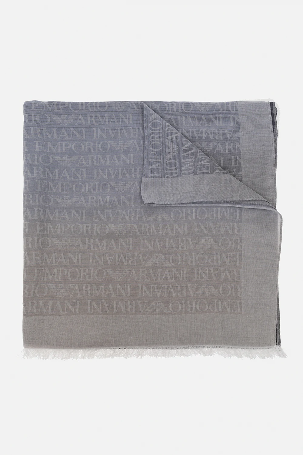 GREY Scarf with monogram