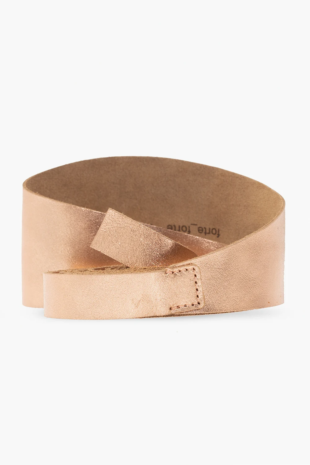 Leather belt