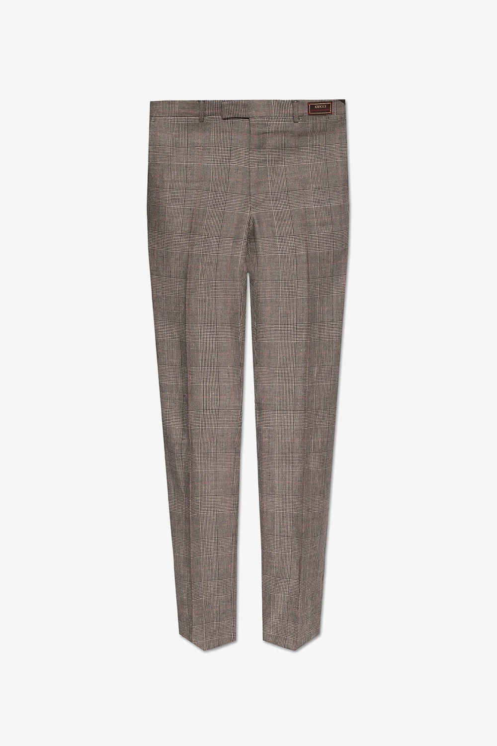 Checked trousers