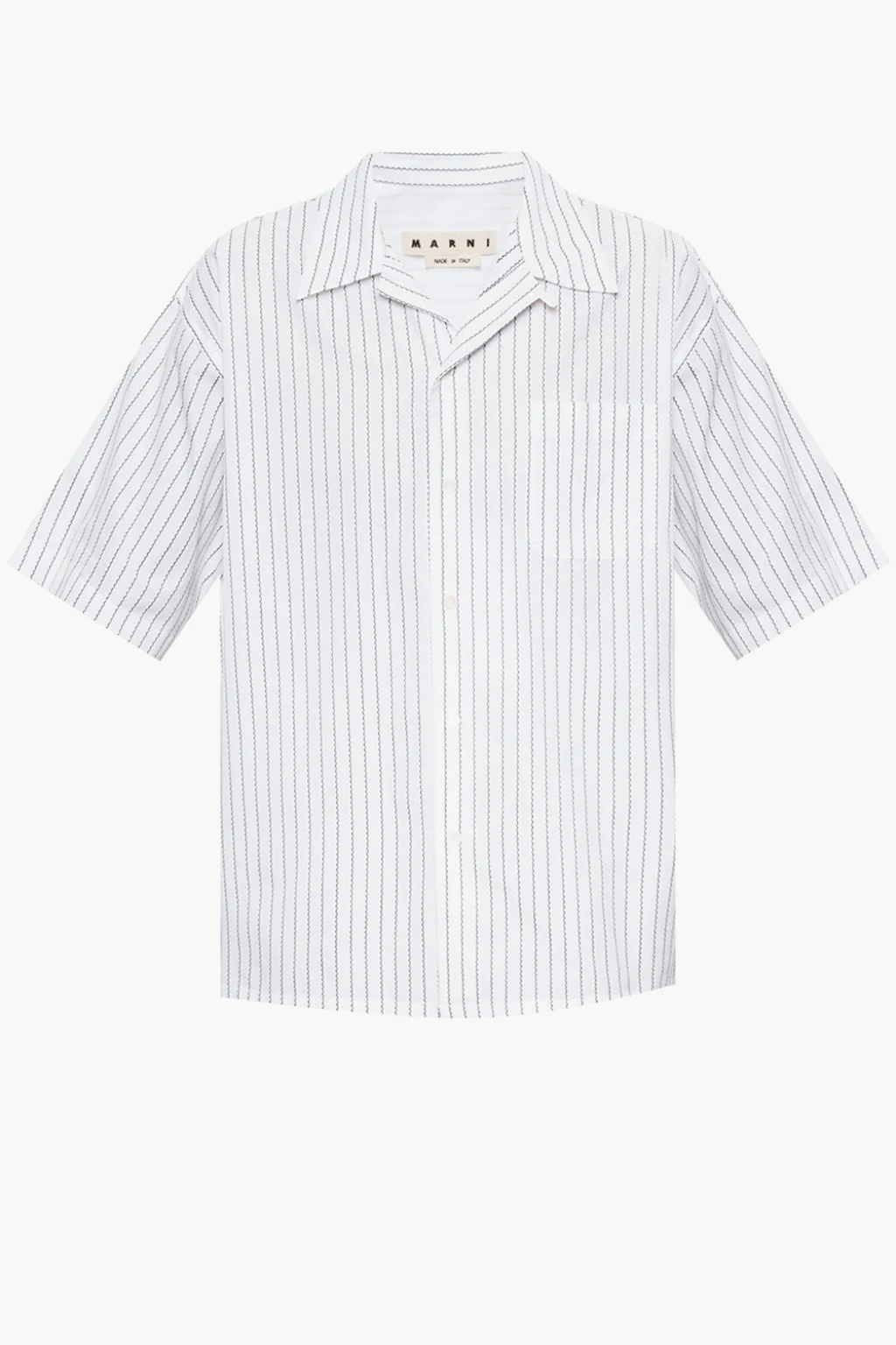 Pinstripe print shirt