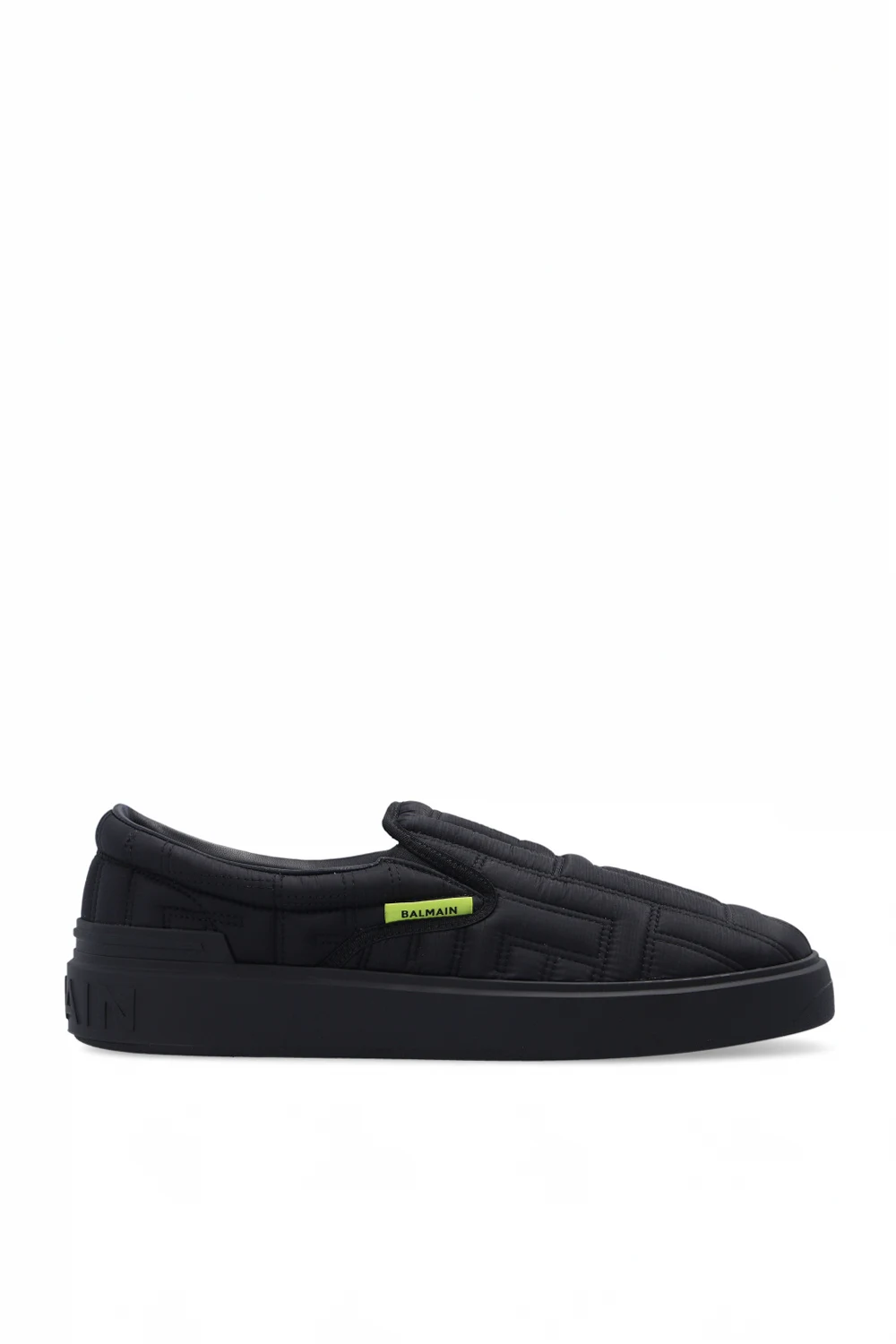 BLACK Slip-on shoes