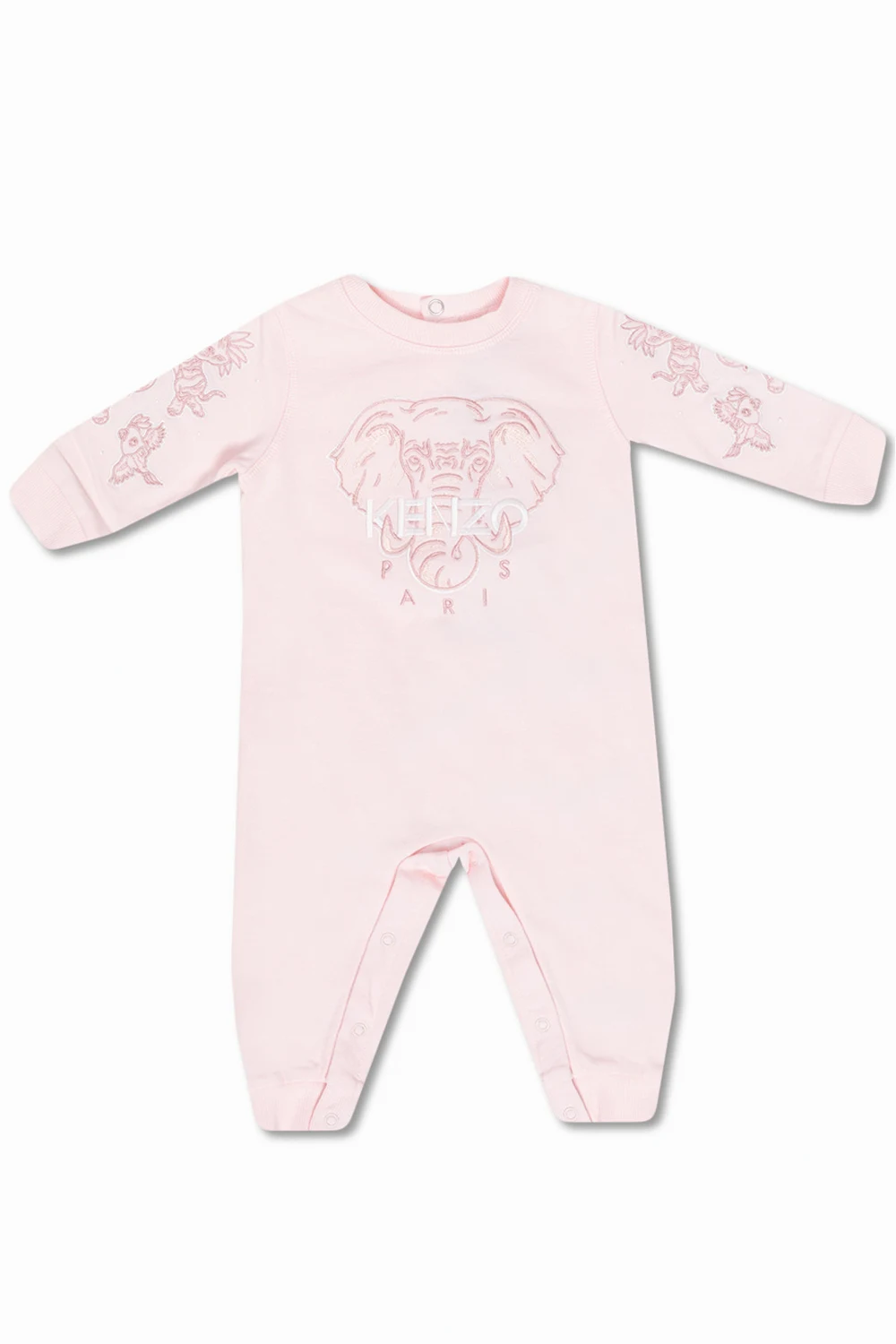Romper suit with logo
