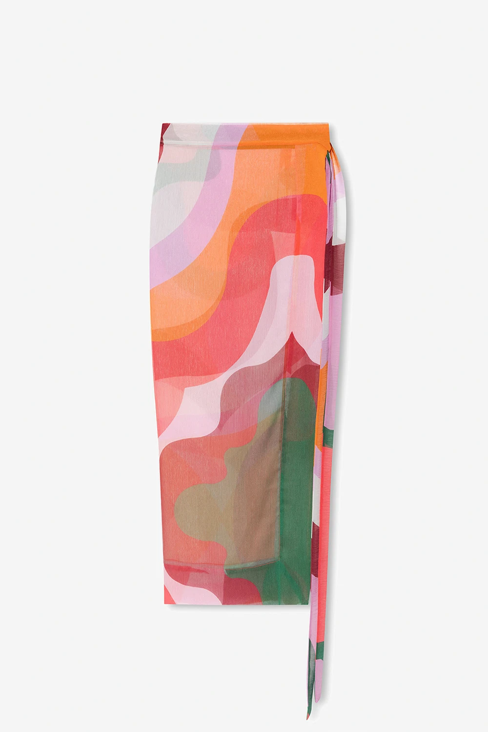Skirt with geometrical pattern