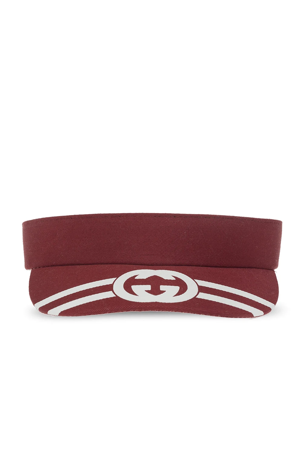 BURGUNDY Visor with logo