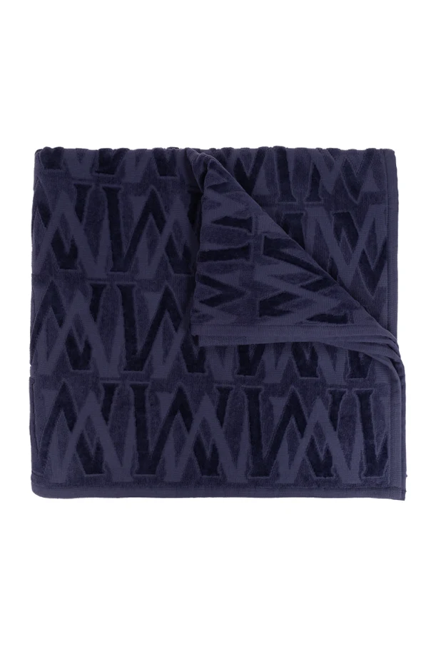 GRANATOWY Ręcznik kąpielowy