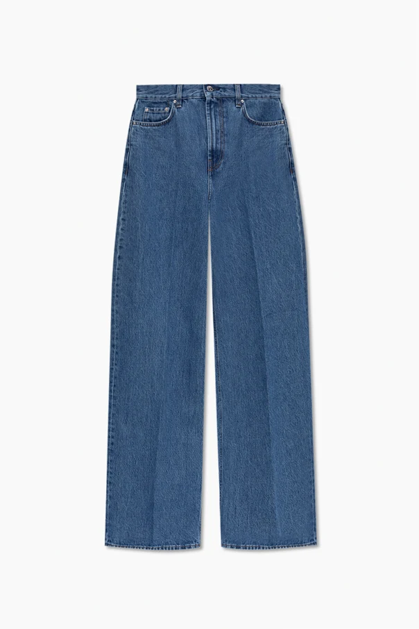 Blue Wide Leg Jeans