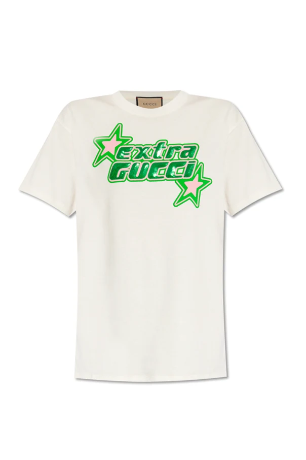 BIAŁY  T-shirt z nadrukiem