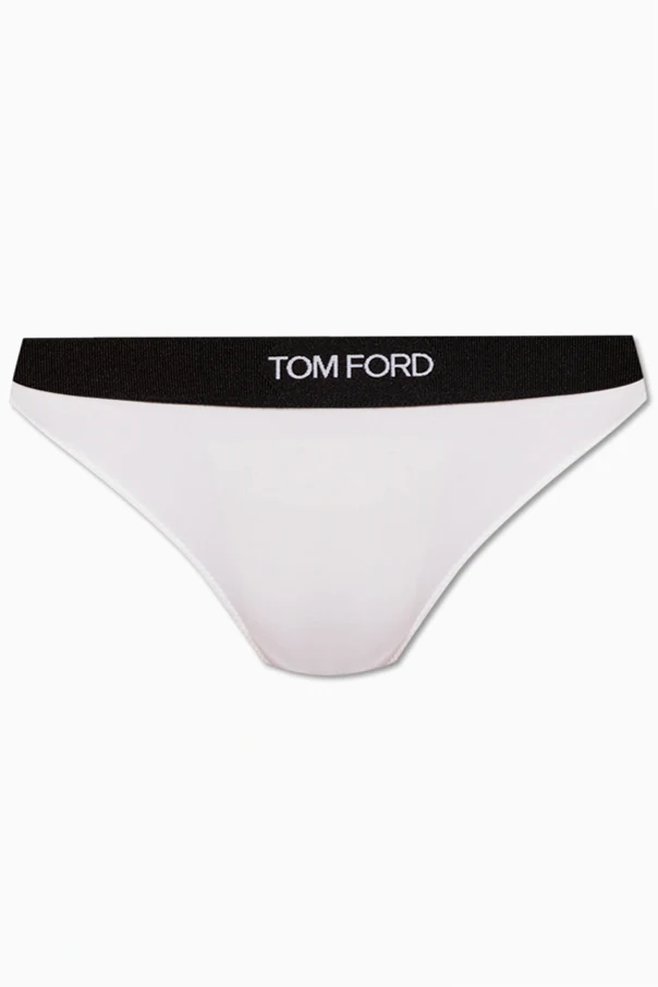 BIAŁY  Bawełniane stringi