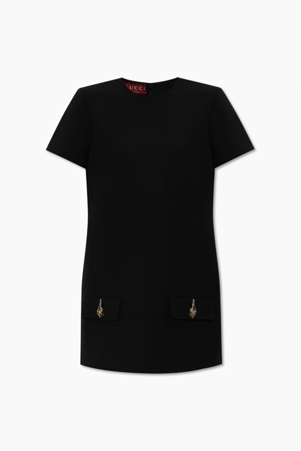 SCHWARZ Kurzes Kleid
