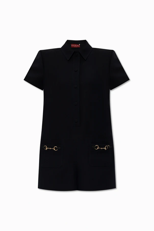 MARINEBLAU Overall mit Kragen