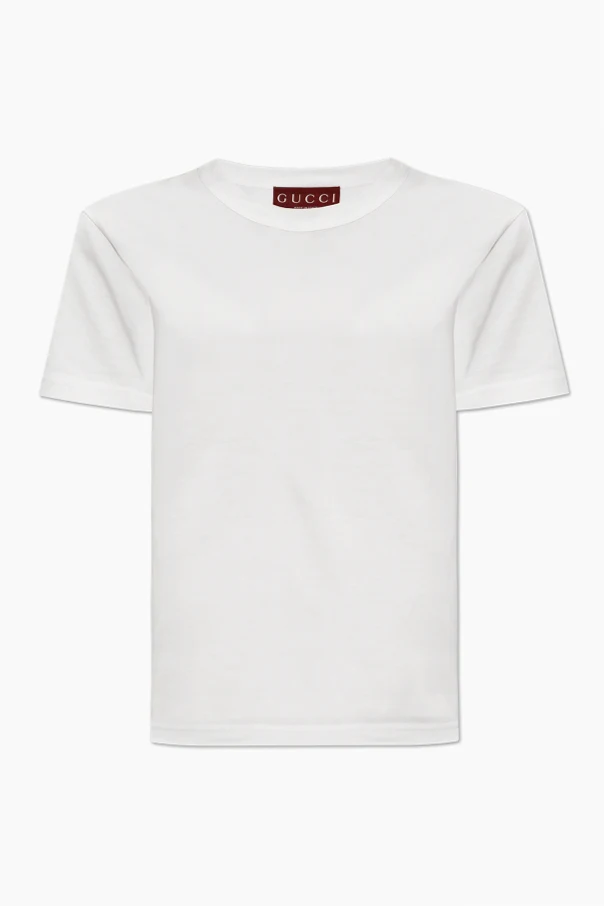 BIAŁY  Bawełniany t-shirt