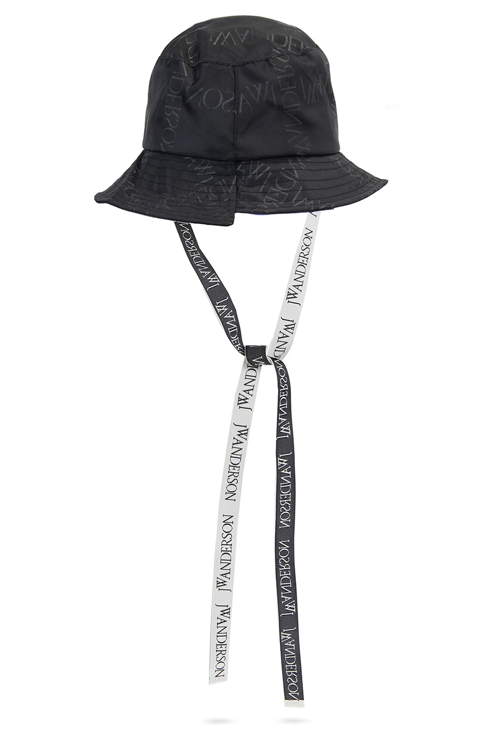 BLACK Bucket hat with logo